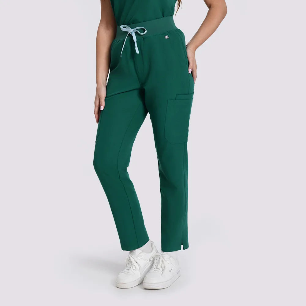 Pantalones médicos ajustados de cintura alta Kungfuscrub | MUJER