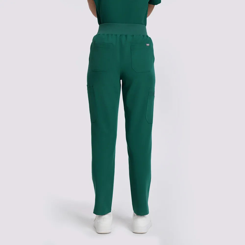 Pantalones médicos ajustados de cintura alta Kungfuscrub | MUJER