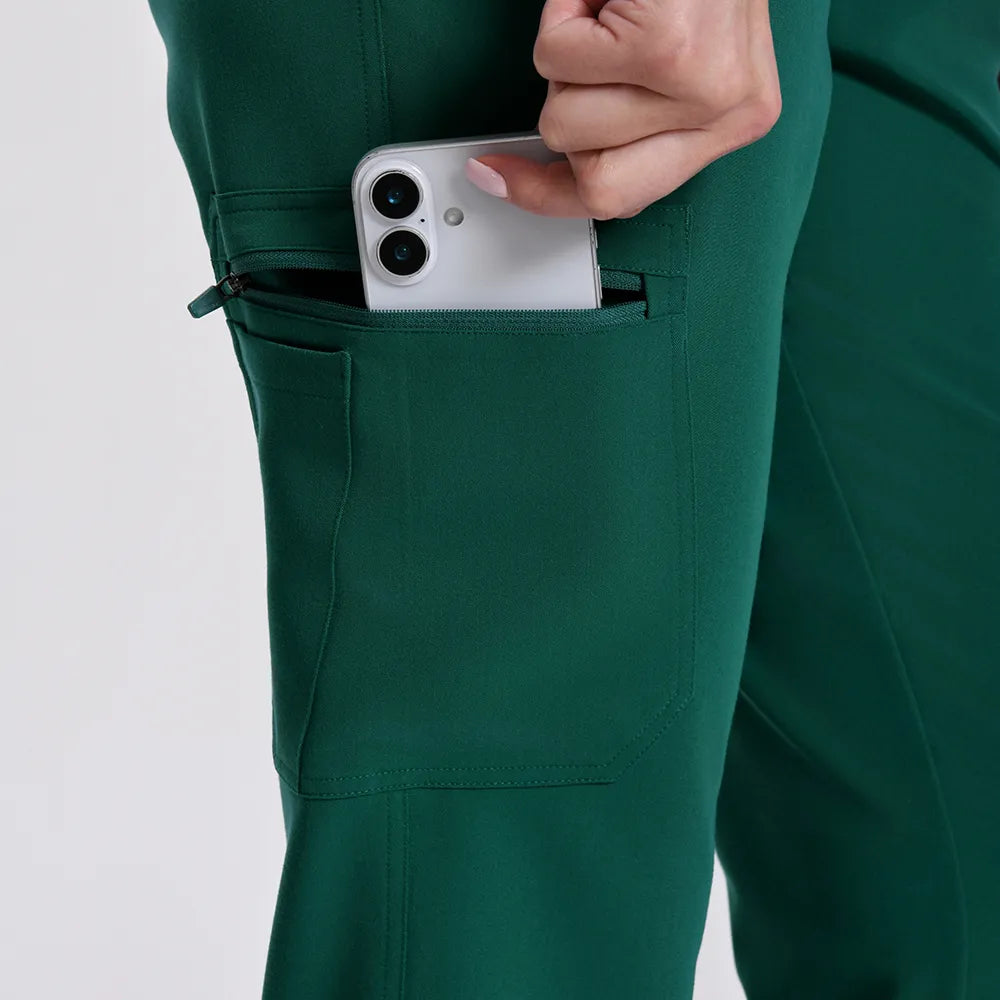 Pantalones médicos ajustados de cintura alta Kungfuscrub | MUJER