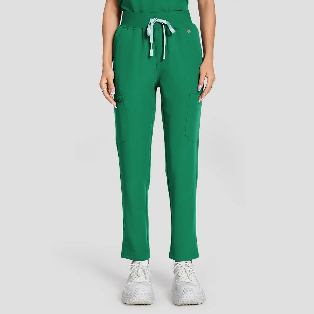 Pantalones médicos ajustados de cintura alta Kungfuscrub | MUJER