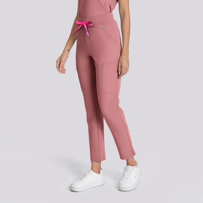 Pantalones médicos ajustados de cintura alta Kungfuscrub | MUJER