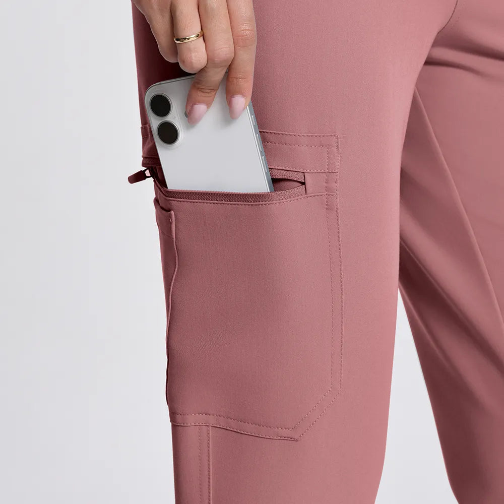 Pantalones médicos ajustados de cintura alta Kungfuscrub | MUJER