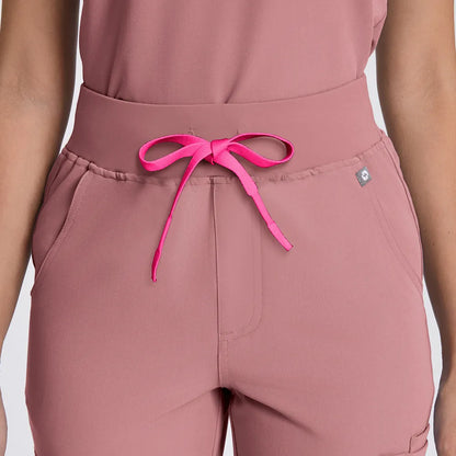 Pantalones médicos ajustados de cintura alta Kungfuscrub | MUJER