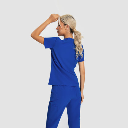 Royal Blue lab scrub top