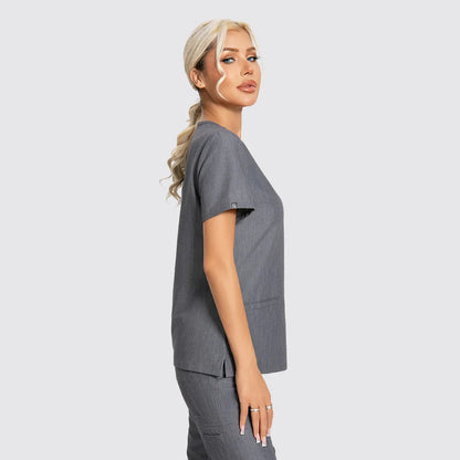Blusas médicas esenciales de tres bolsillos KungfuScrubs