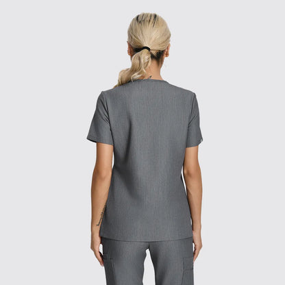 Blusas médicas esenciales de tres bolsillos KungfuScrubs