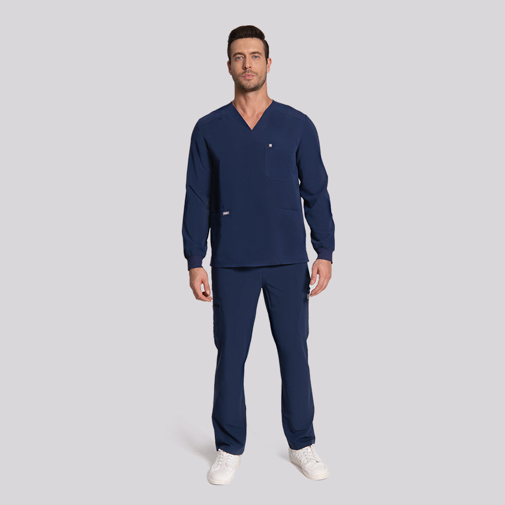 Navy Men's scrub set