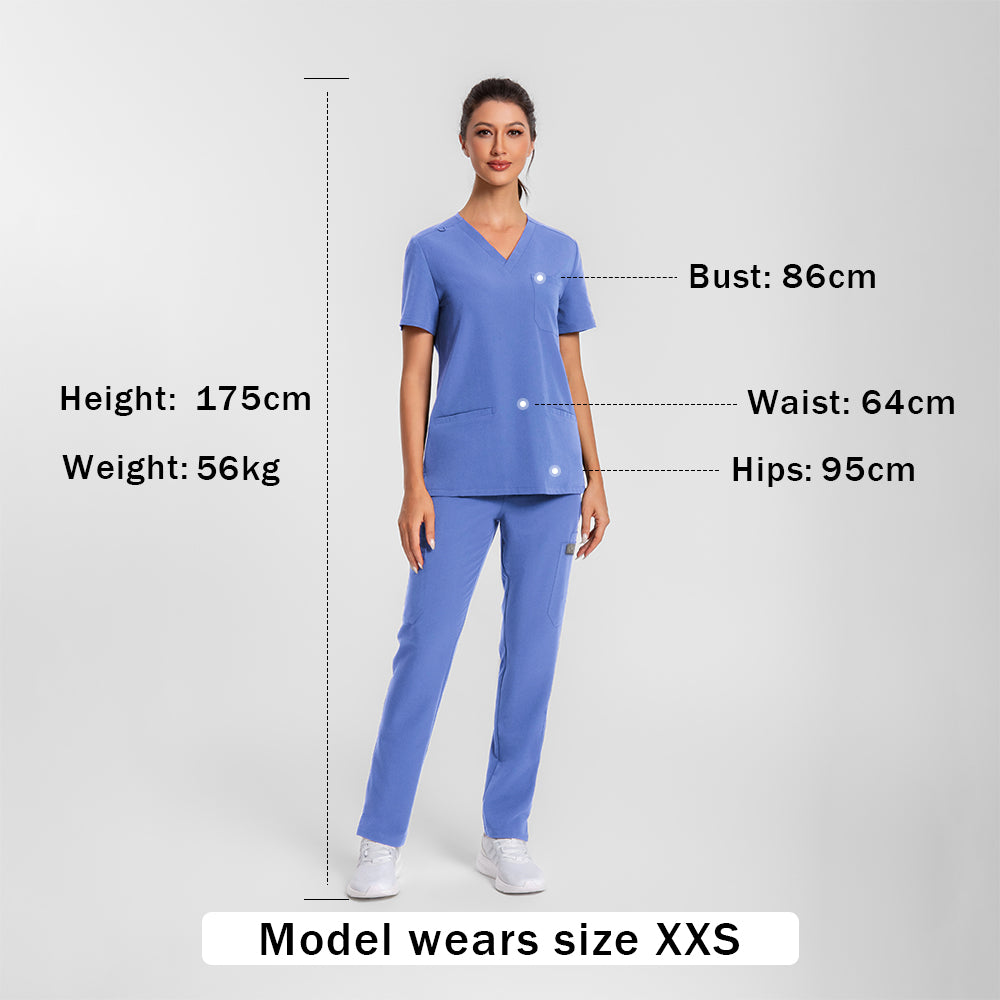 Soft fabric scrub pants
