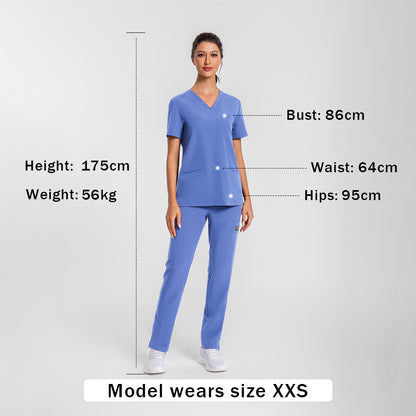 Soft fabric scrub pants