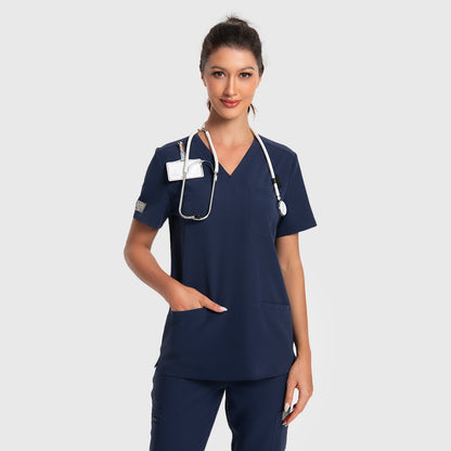 Navy scrub modern set