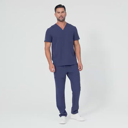 Conjuntos médicos esenciales para hombre de 13 bolsillos KungFuscrubs