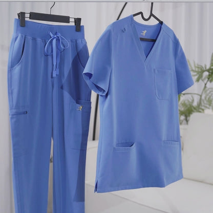 Pantalones médicos ajustados de cintura alta Kungfuscrub | MUJER
