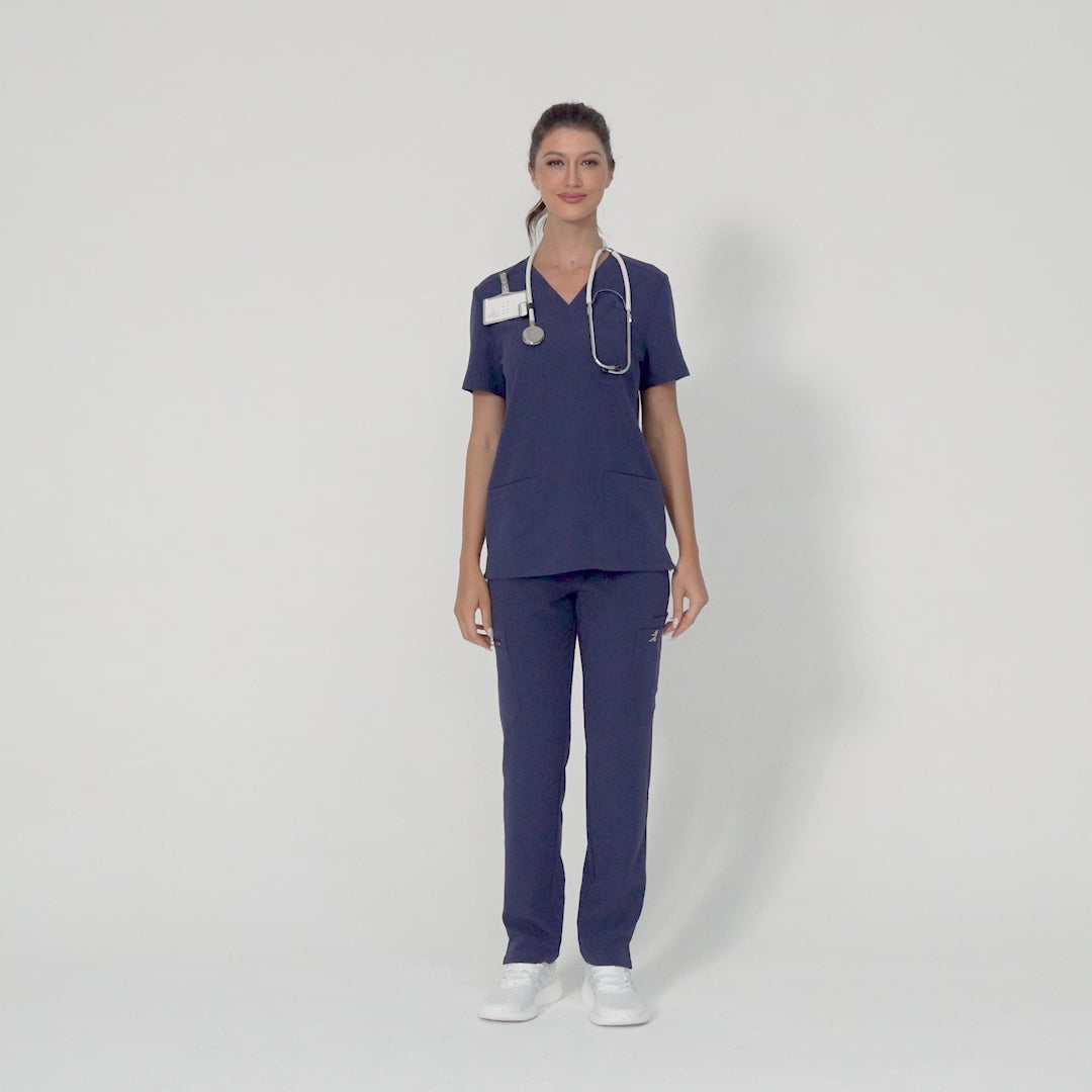 slim fit scrubs women